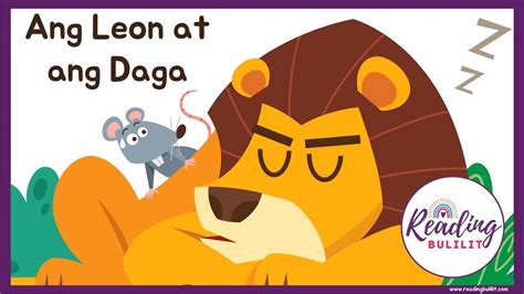 story telling tagalog pambata|Ang Leon at ang Daga .
